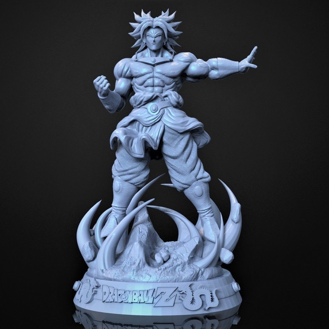 Broly SSJ 2 3D print model_5