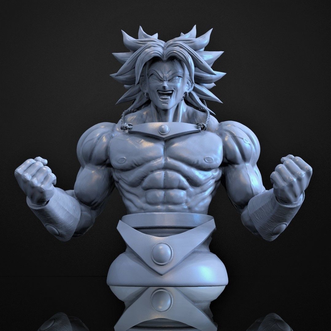 Broly SSJ 2 3D print model_9