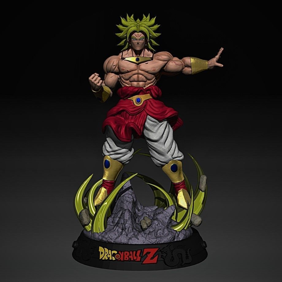 Broly SSJ 2 3D print model_12