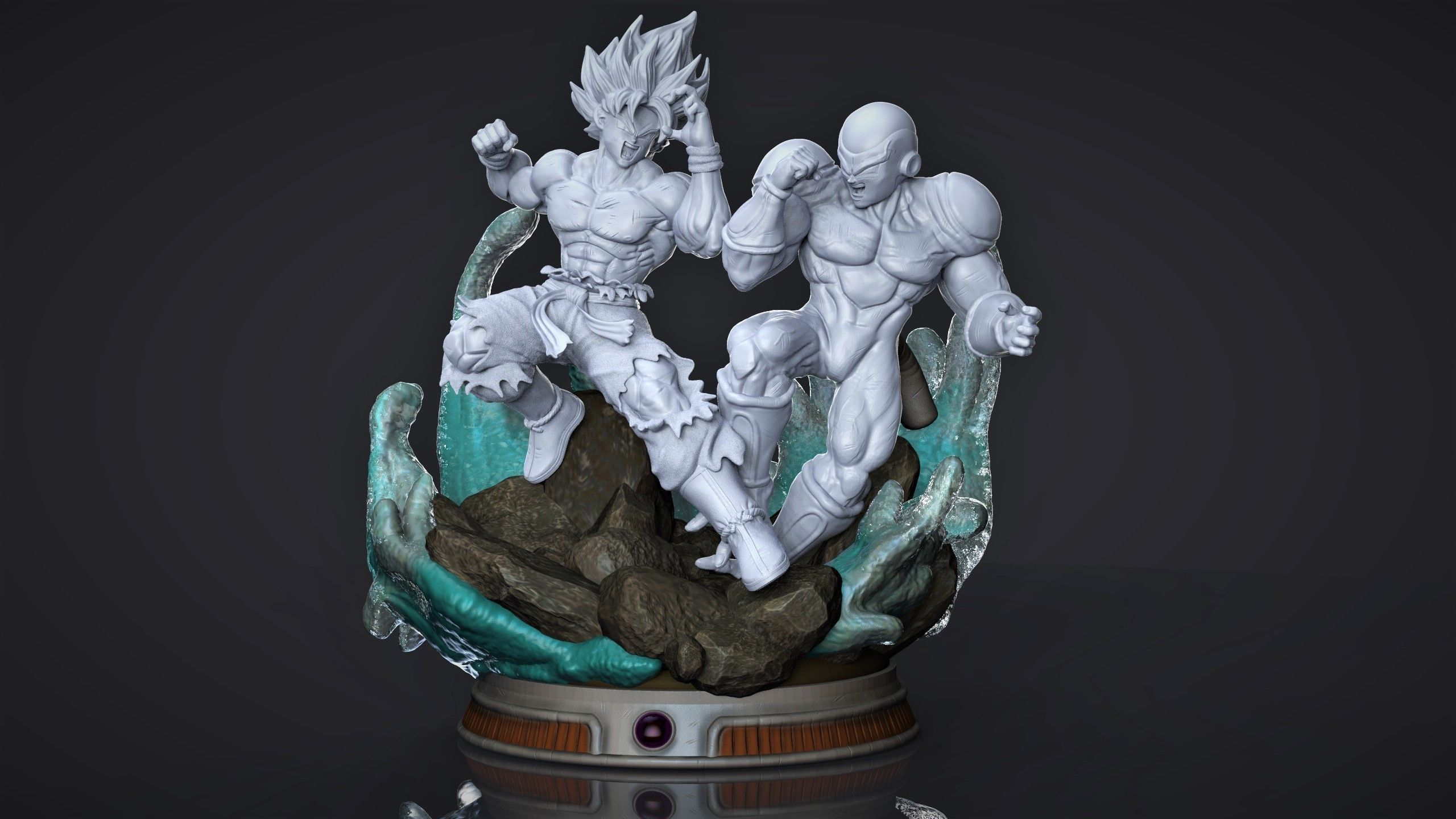 Goku Vs Freezer 3D print model_4