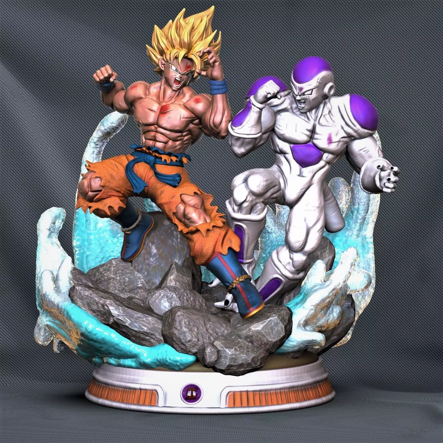 Goku Vs Freezer 3D print model_0