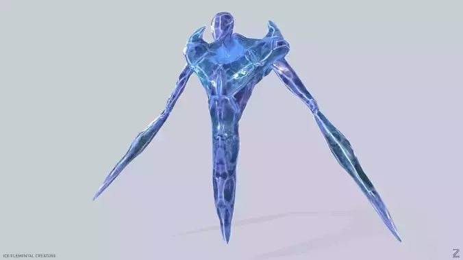 Ice elemental creature