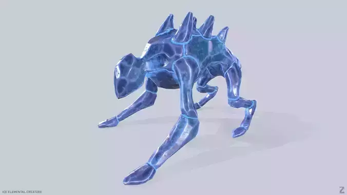 Ice elemental creature
