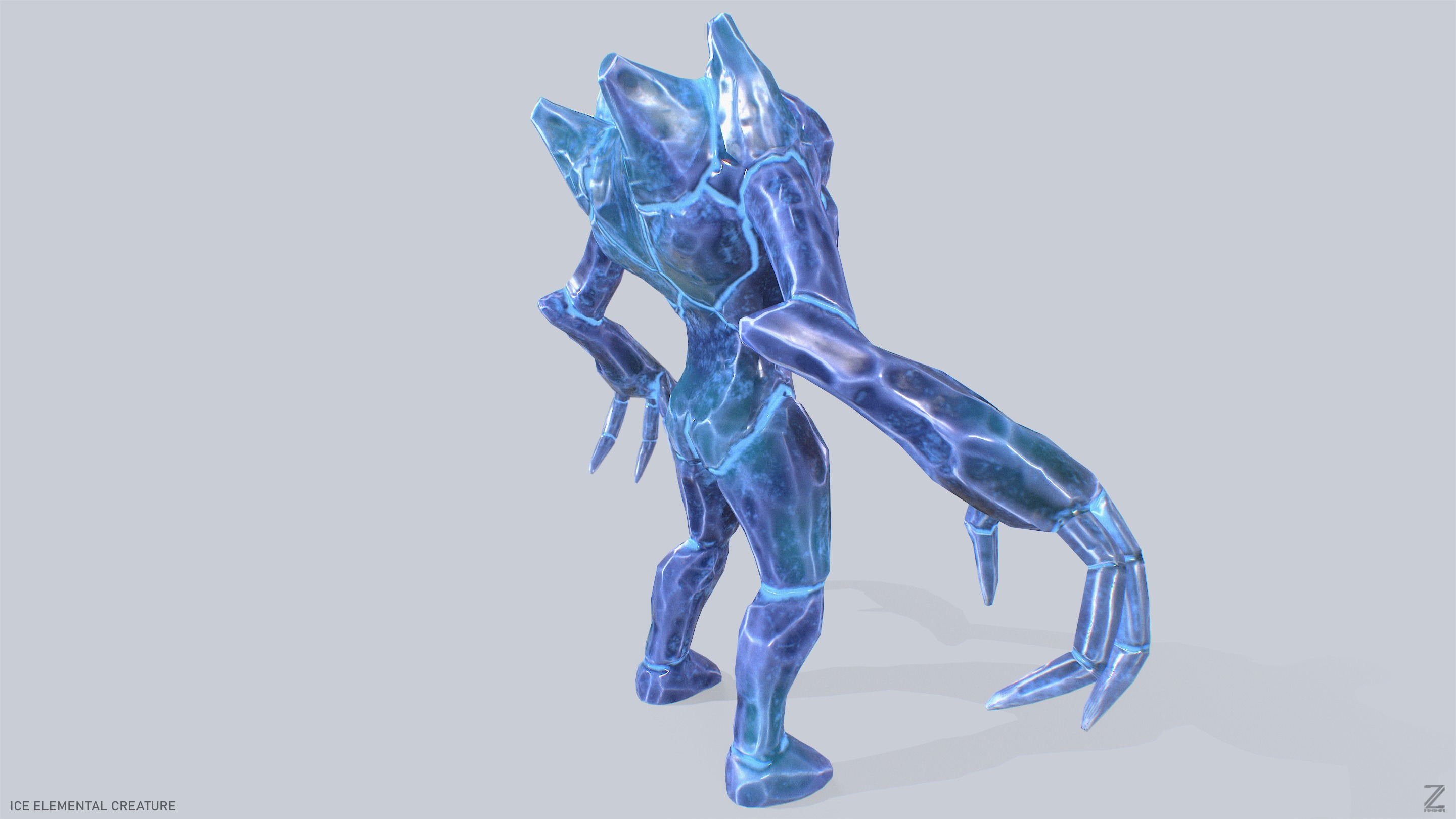 Ice elemental creature collection _2