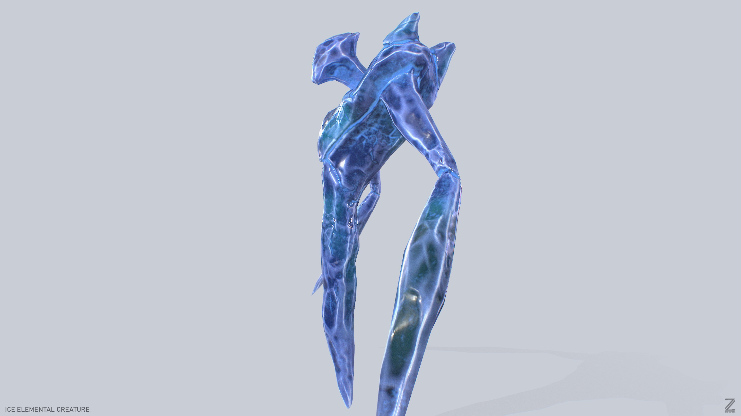Ice elemental creature collection _5