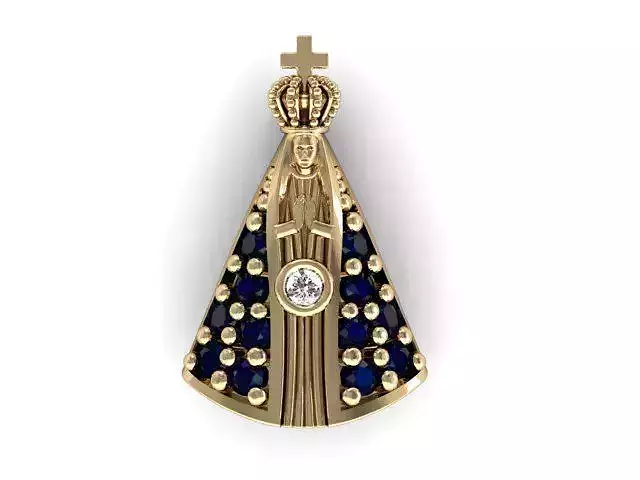 NOSSA SENHORA APARECIDA PENDANT- STL 