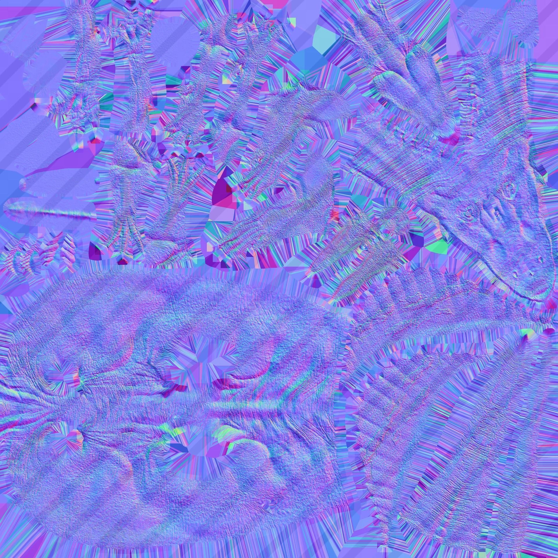 Spinosaurus Animated Low-poly 3D model_25