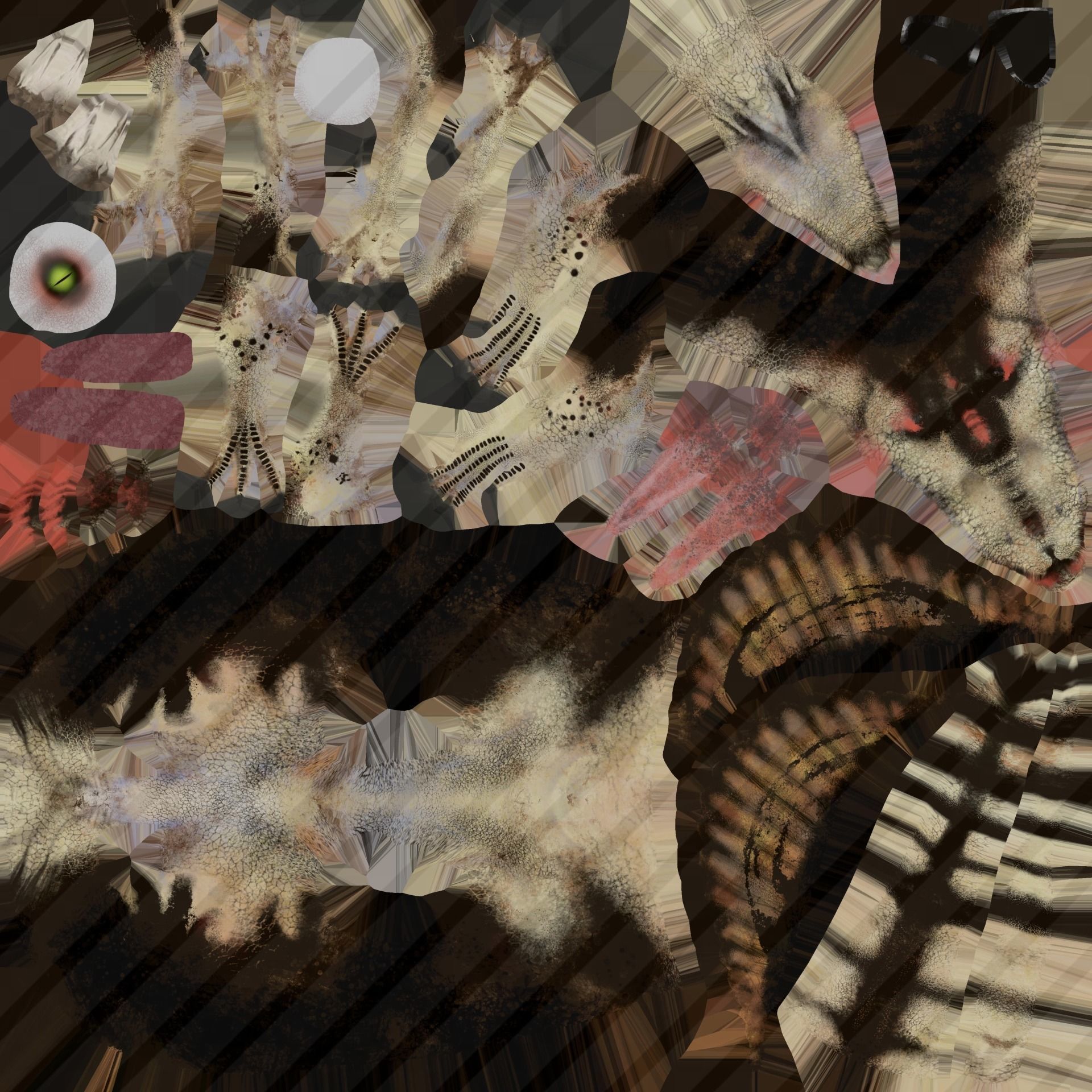 Spinosaurus Animated Low-poly 3D model_24