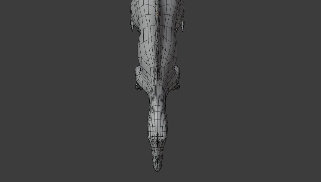 Spinosaurus Animated Low-poly 3D model_14