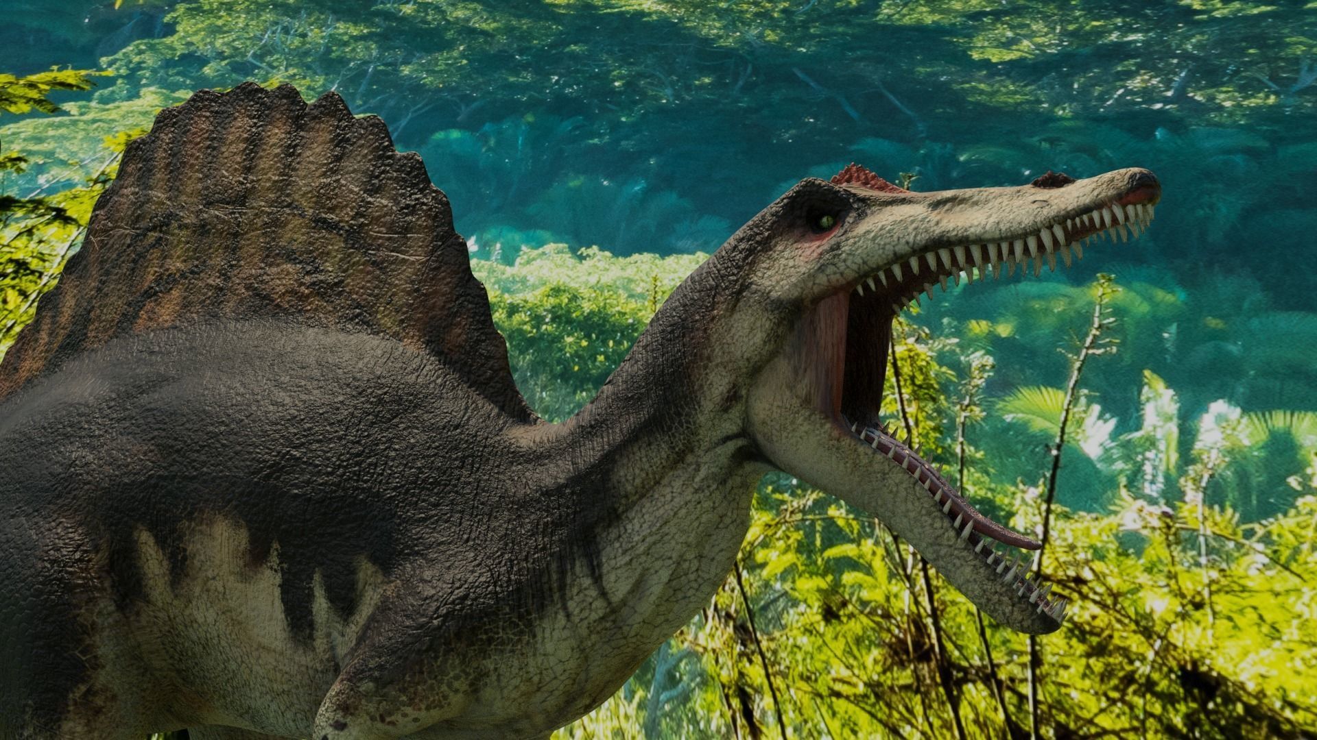 Spinosaurus Animated Low-poly 3D model_2