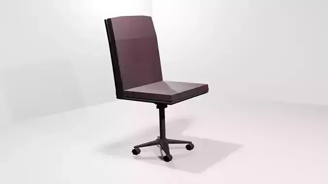 Office Chair with wheels Free 3D model