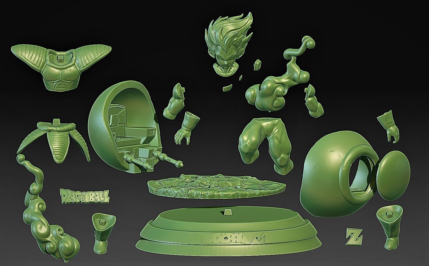 Vegeta Capsule 3D print model_5
