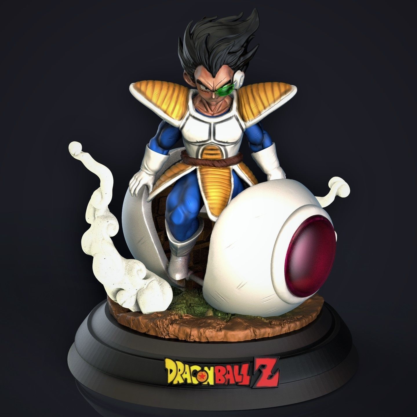 Vegeta Capsule 3D print model_2