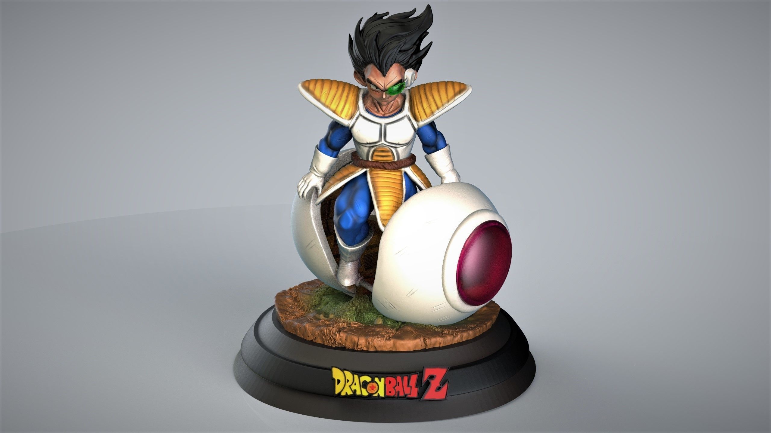Vegeta Capsule 3D print model_4