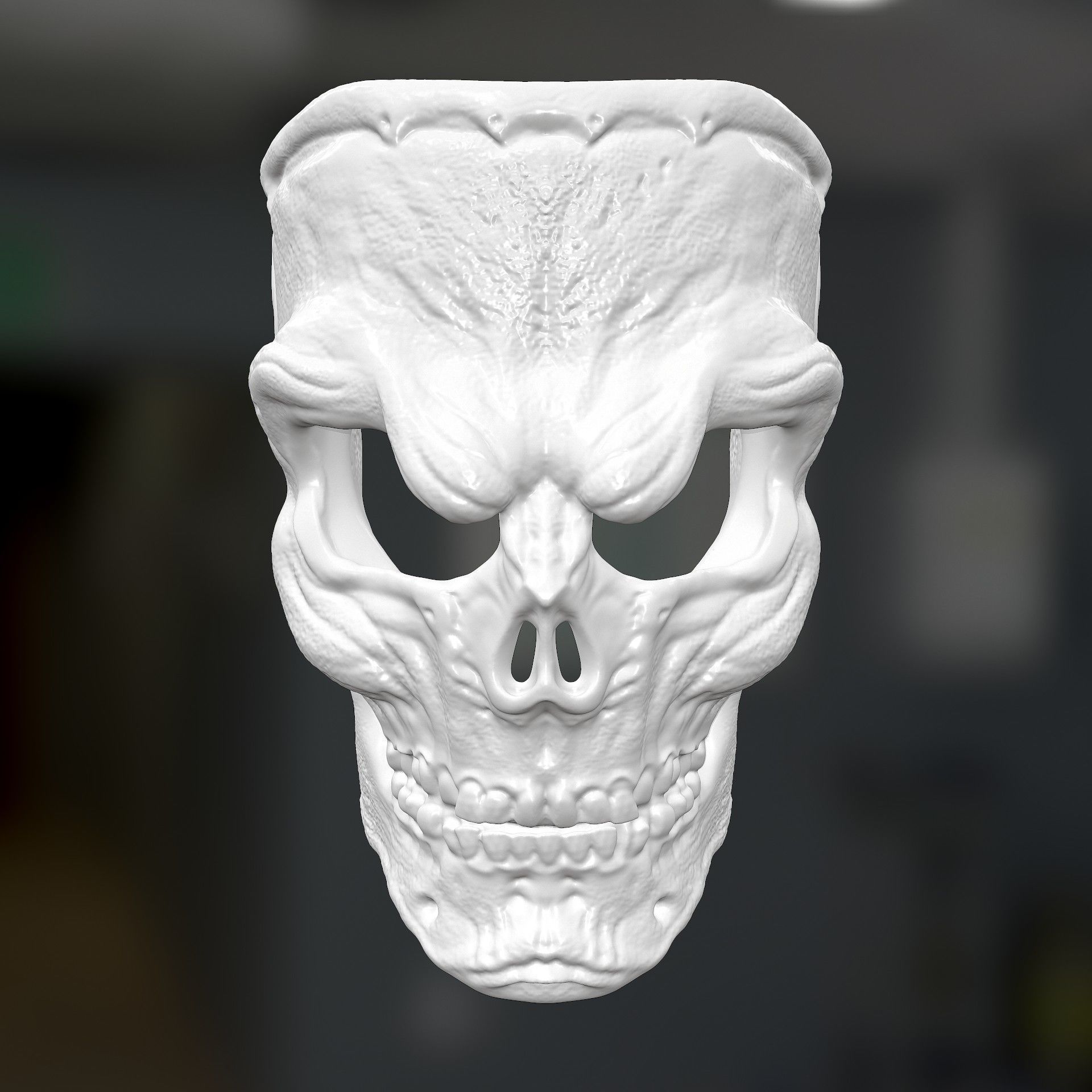 SKULL MASK 3D print model_5