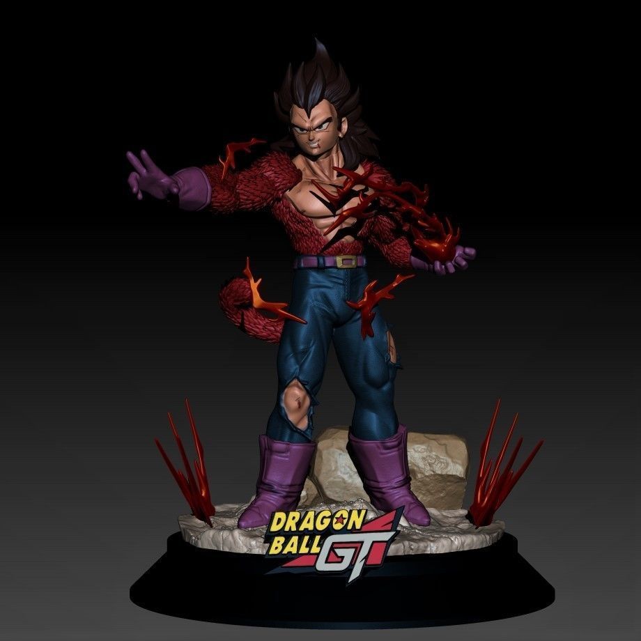 Vegeta SSJ 4 3D print model_8