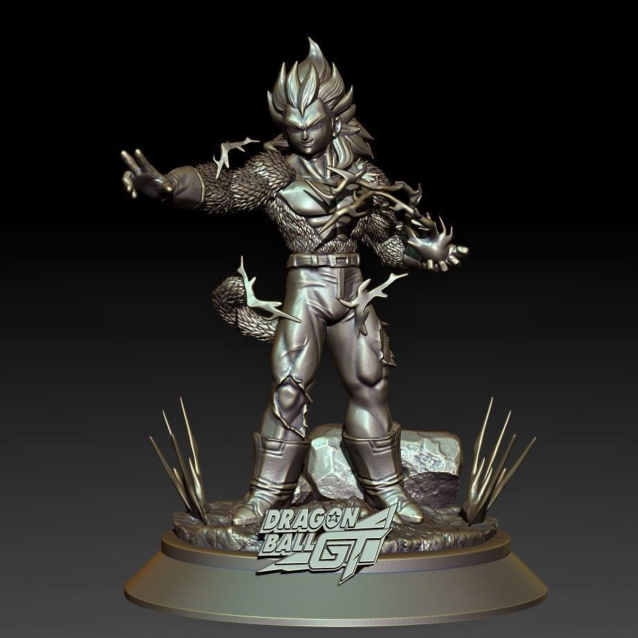 Vegeta SSJ 4 3D print model_9