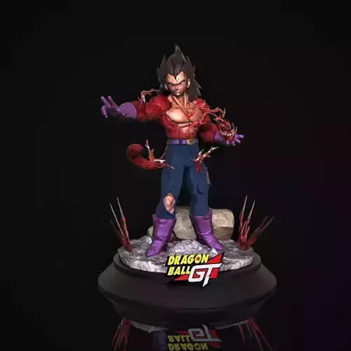 Vegeta SSJ 4 3D print model