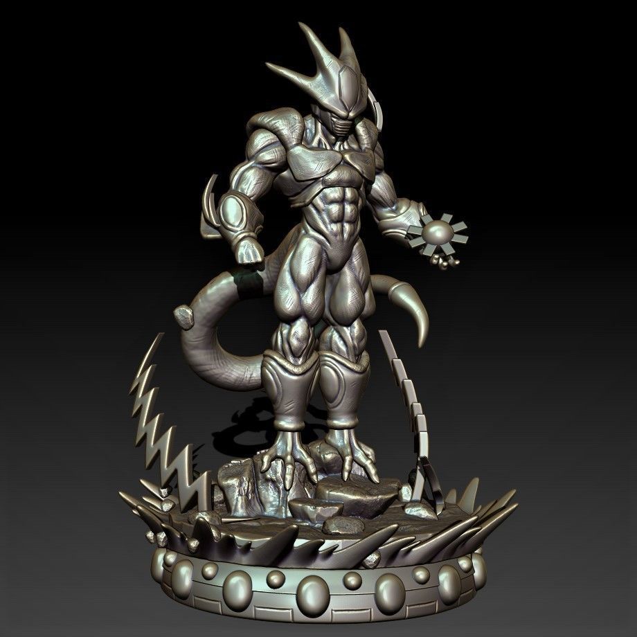 Cooler dragon ball statue 3D print model_3