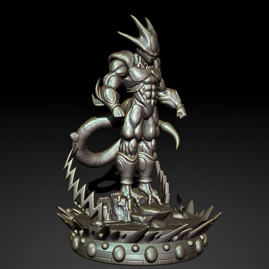 Cooler dragon ball statue 3D print model_4