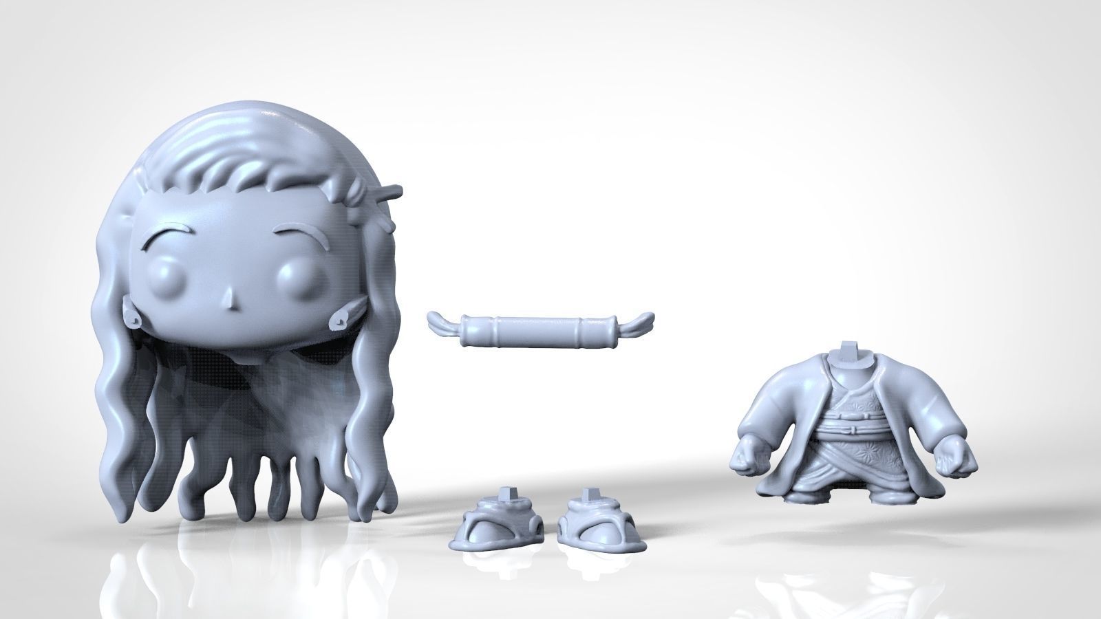 Nezuko Kamado Funko 3D print model_10