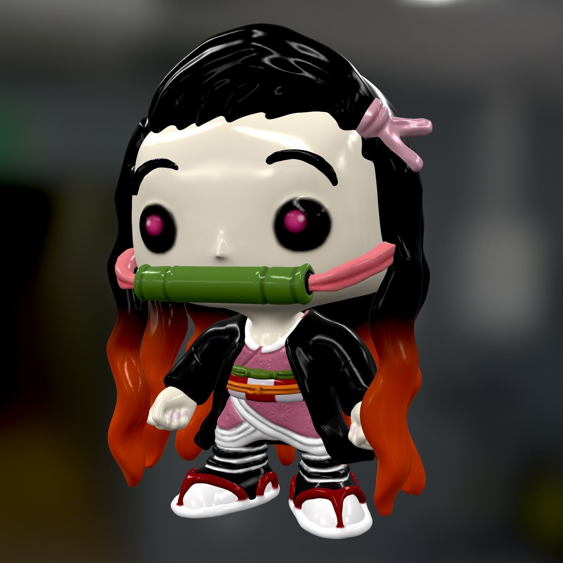 Nezuko Kamado Funko 3D print model_2