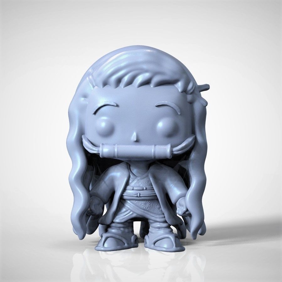 Nezuko Kamado Funko 3D print model_9
