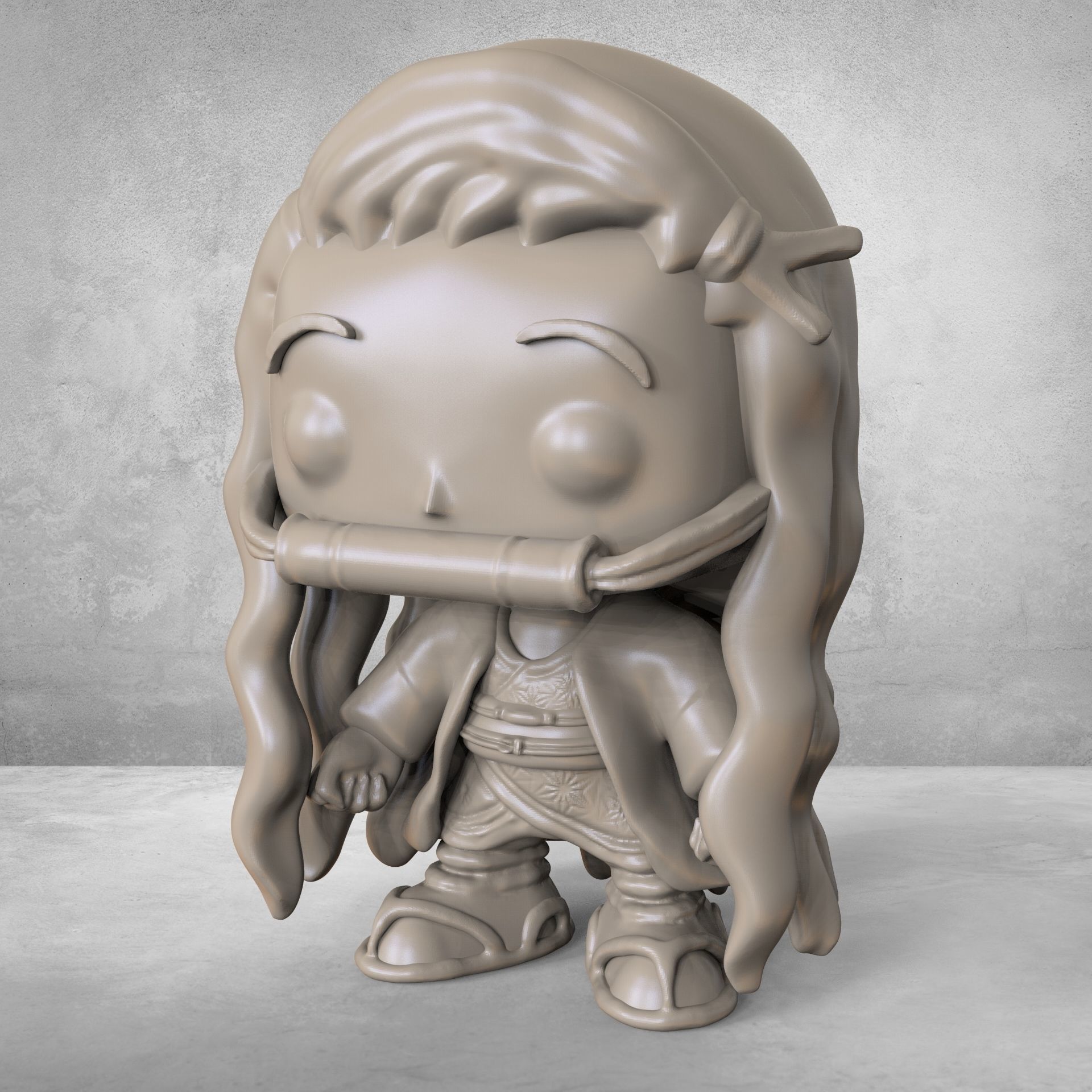 Nezuko Kamado Funko 3D print model_8