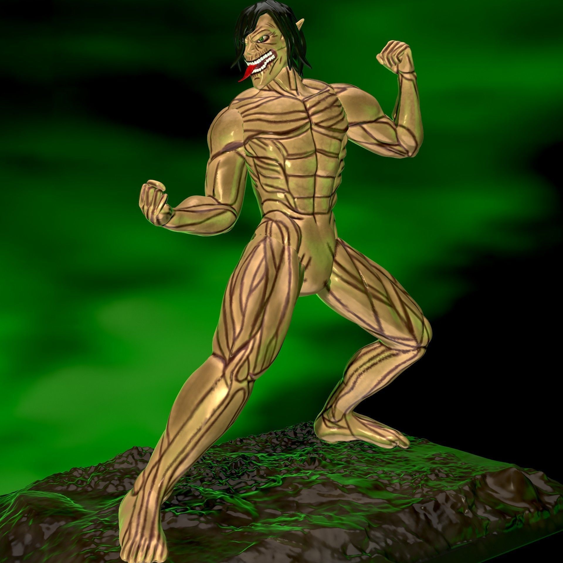 Titan Eren 3D print model_2