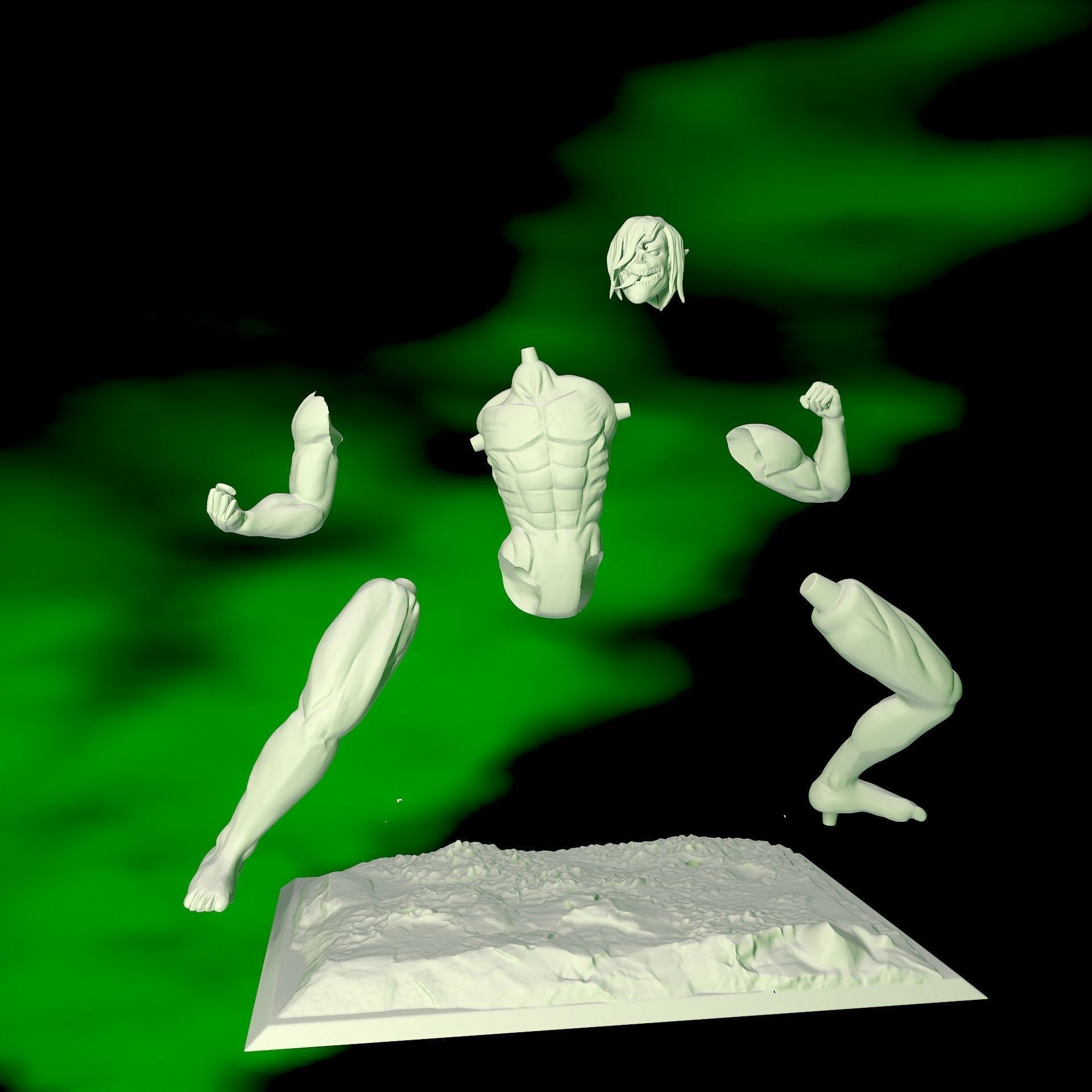 Titan Eren 3D print model_10