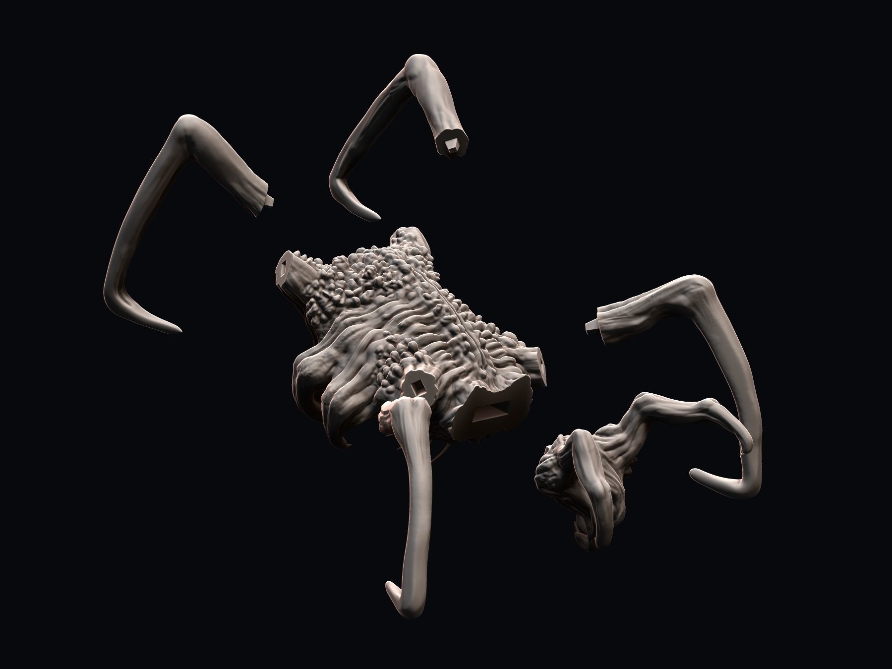 Poison Headcrab - STL 3D print model_7
