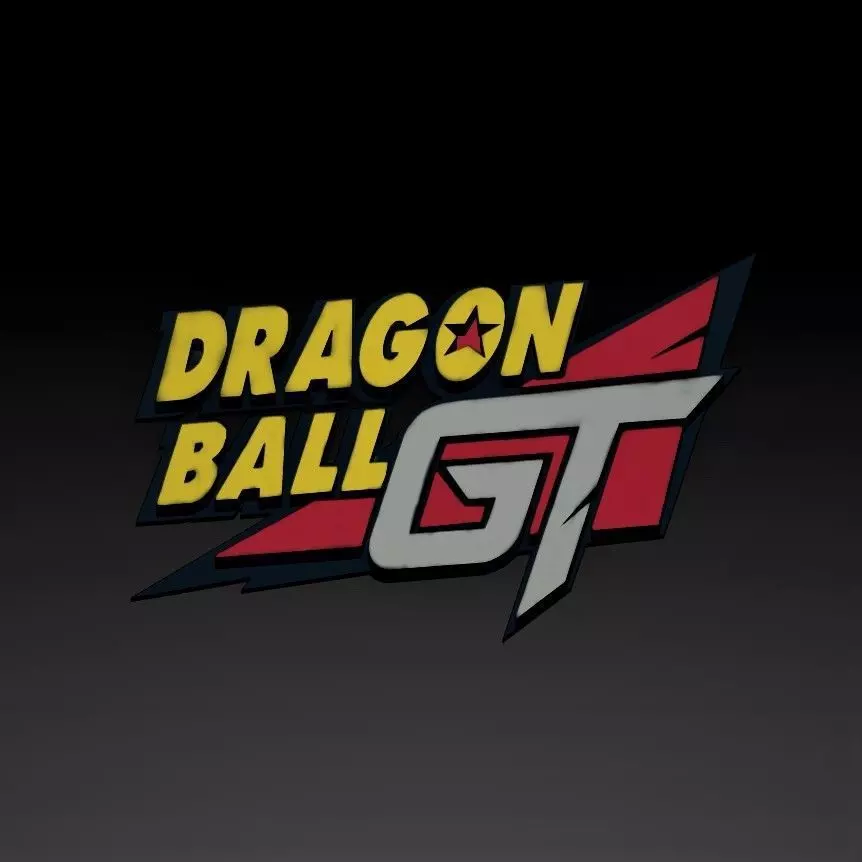3D LOGO DRAGON BALL GT 3D print model