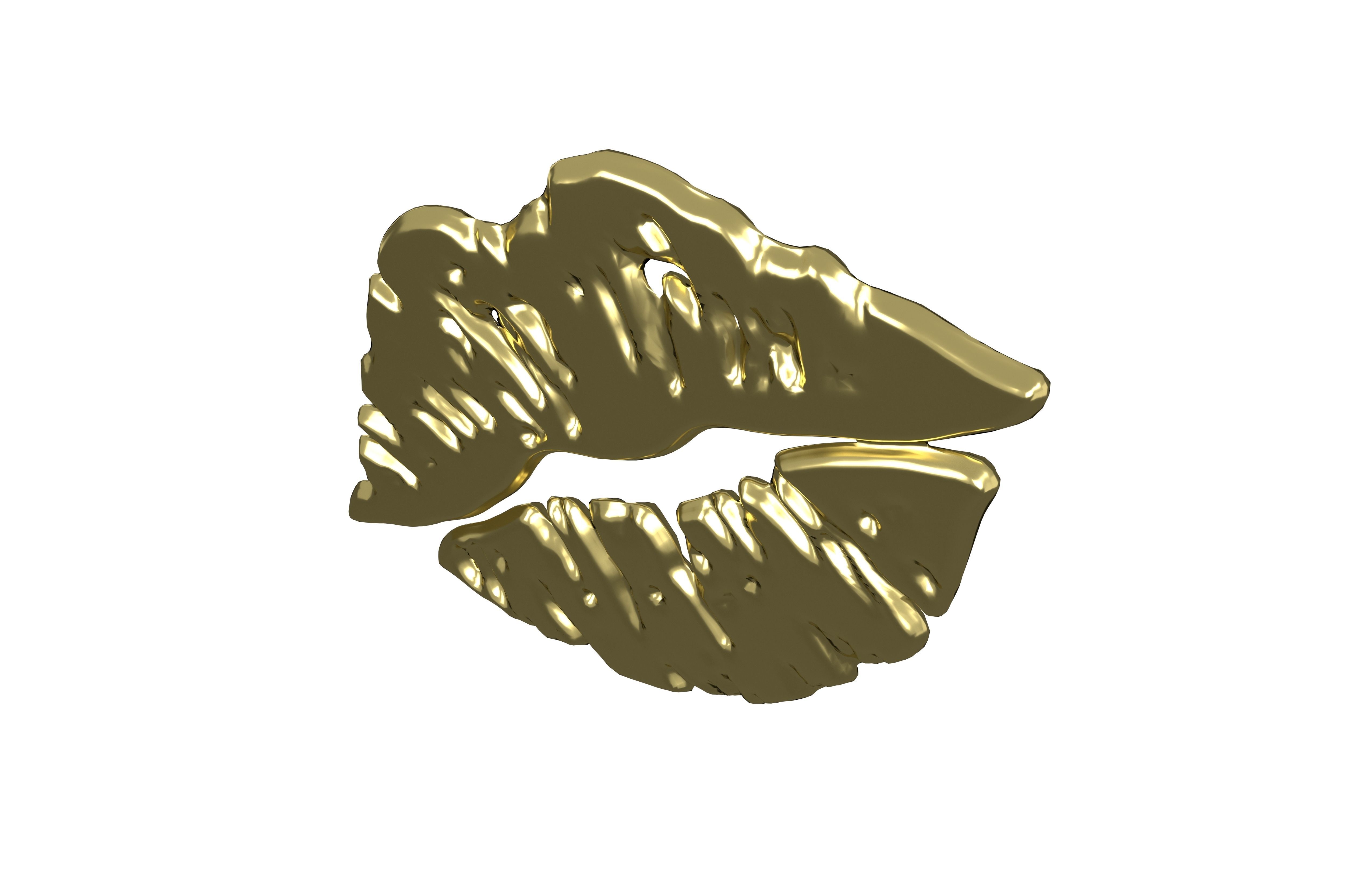 Kiss Mark v1 007 Low-poly 3D model_2