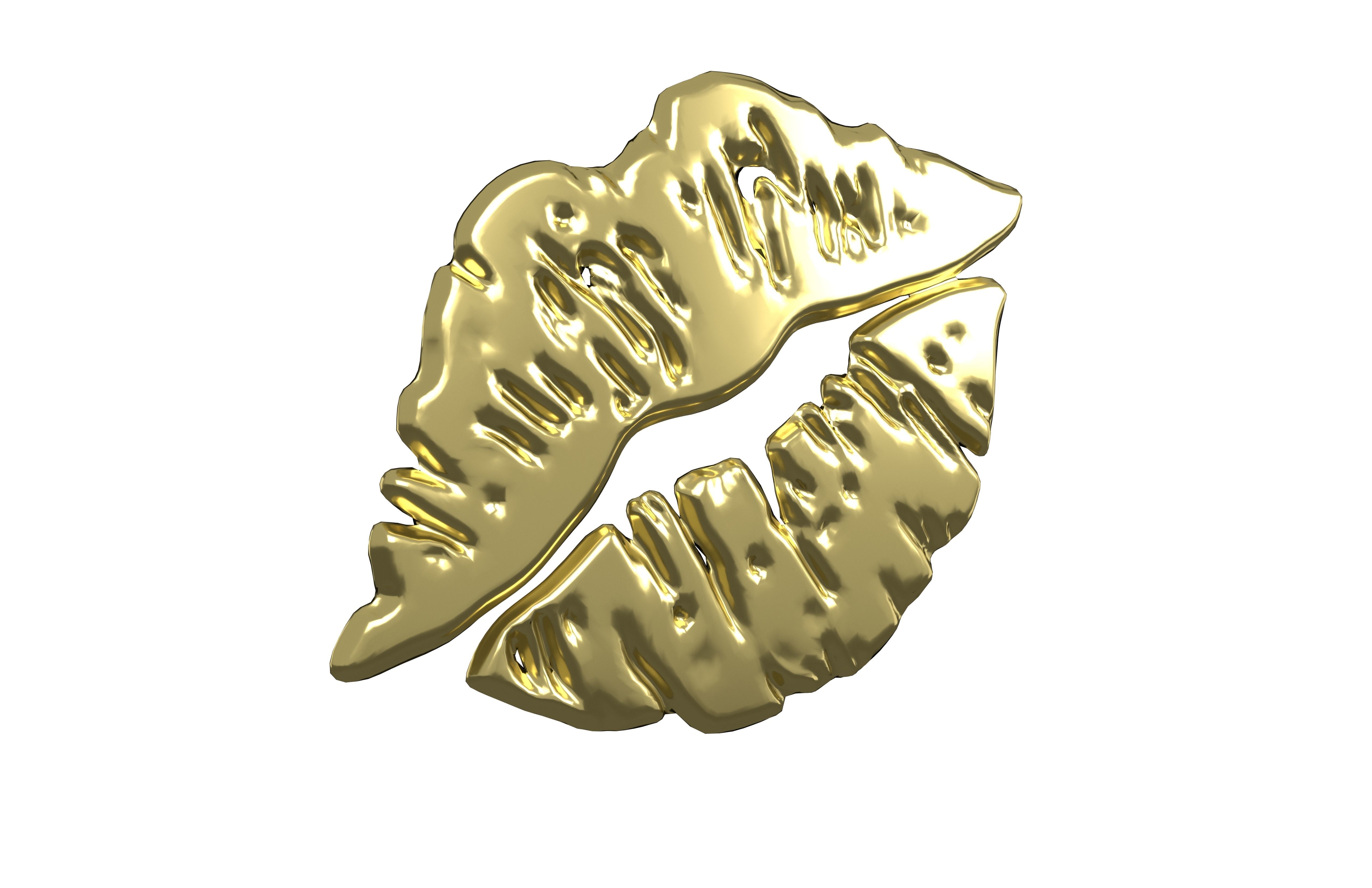 Kiss Mark v1 007 Low-poly 3D model_1