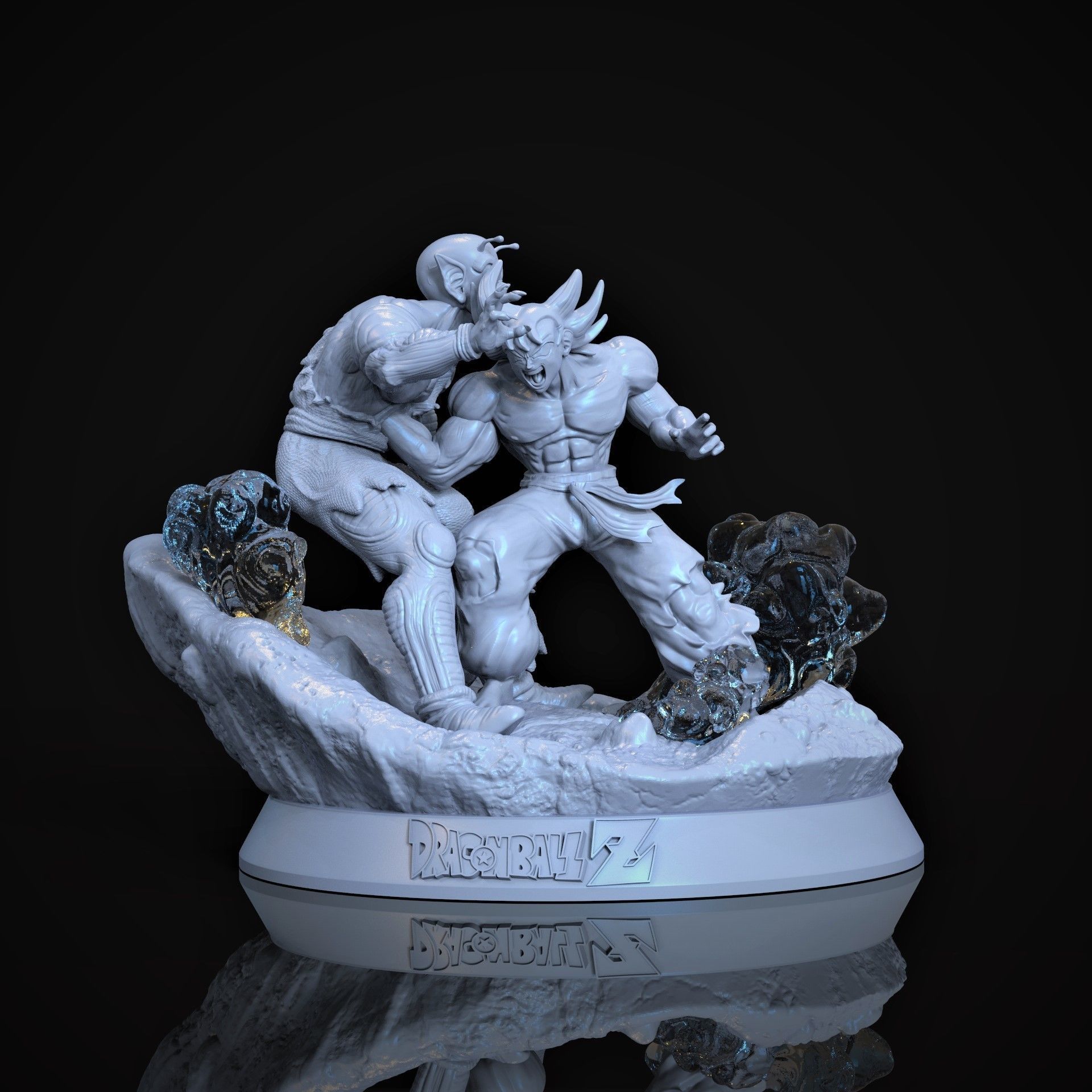 Goku vs Piccolo 3D print model_2