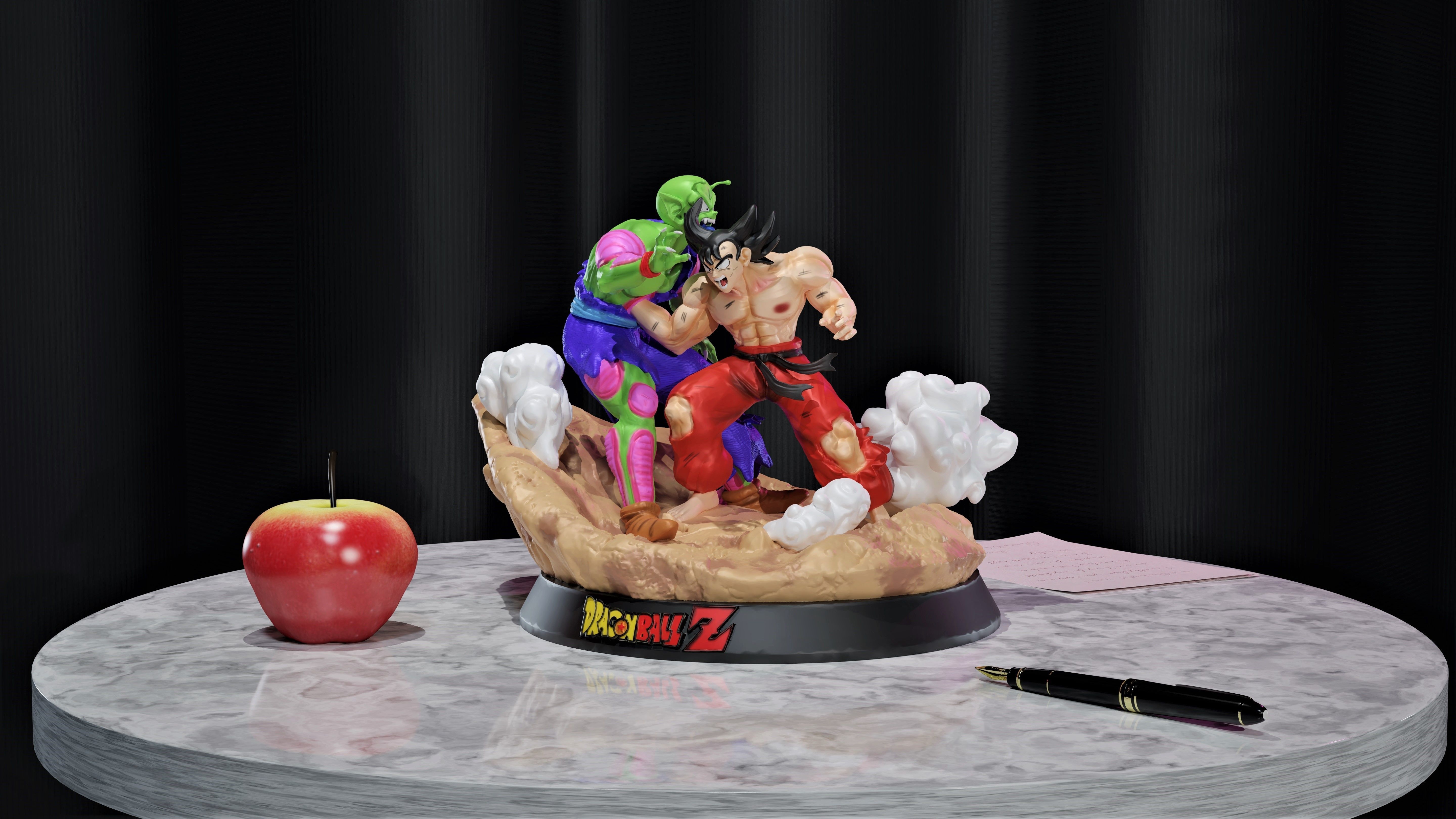 Goku vs Piccolo 3D print model_9