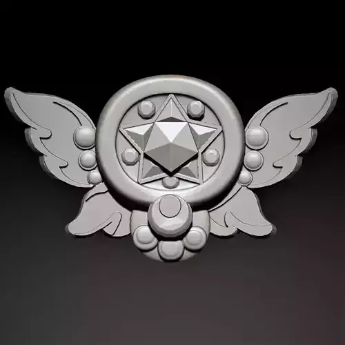 3D SIMBOLO symbol SAILOR MOON 3D print model