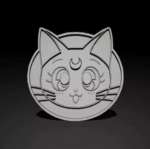 3D SIMBOLO GATO symbol Cat SAILOR MOON 3D print model