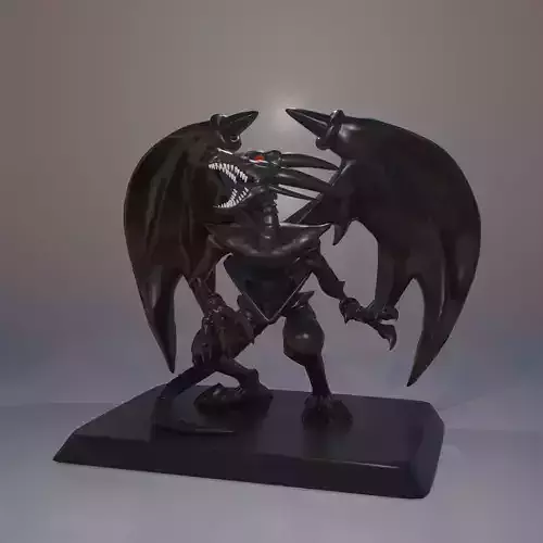 YUGIOH RED EYES BLACK DRAGON 3D print model