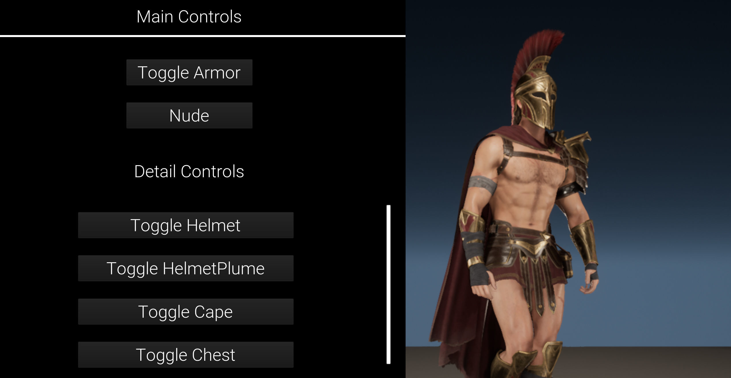 Spartan Hoplite - Game Ready Low-poly 3D model_20