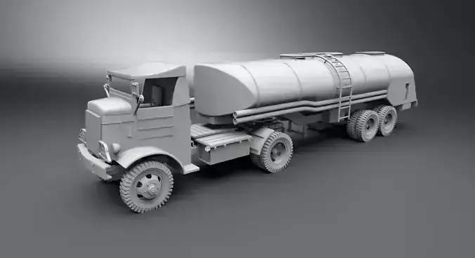 Autocar U7144T Scale model 3D print model