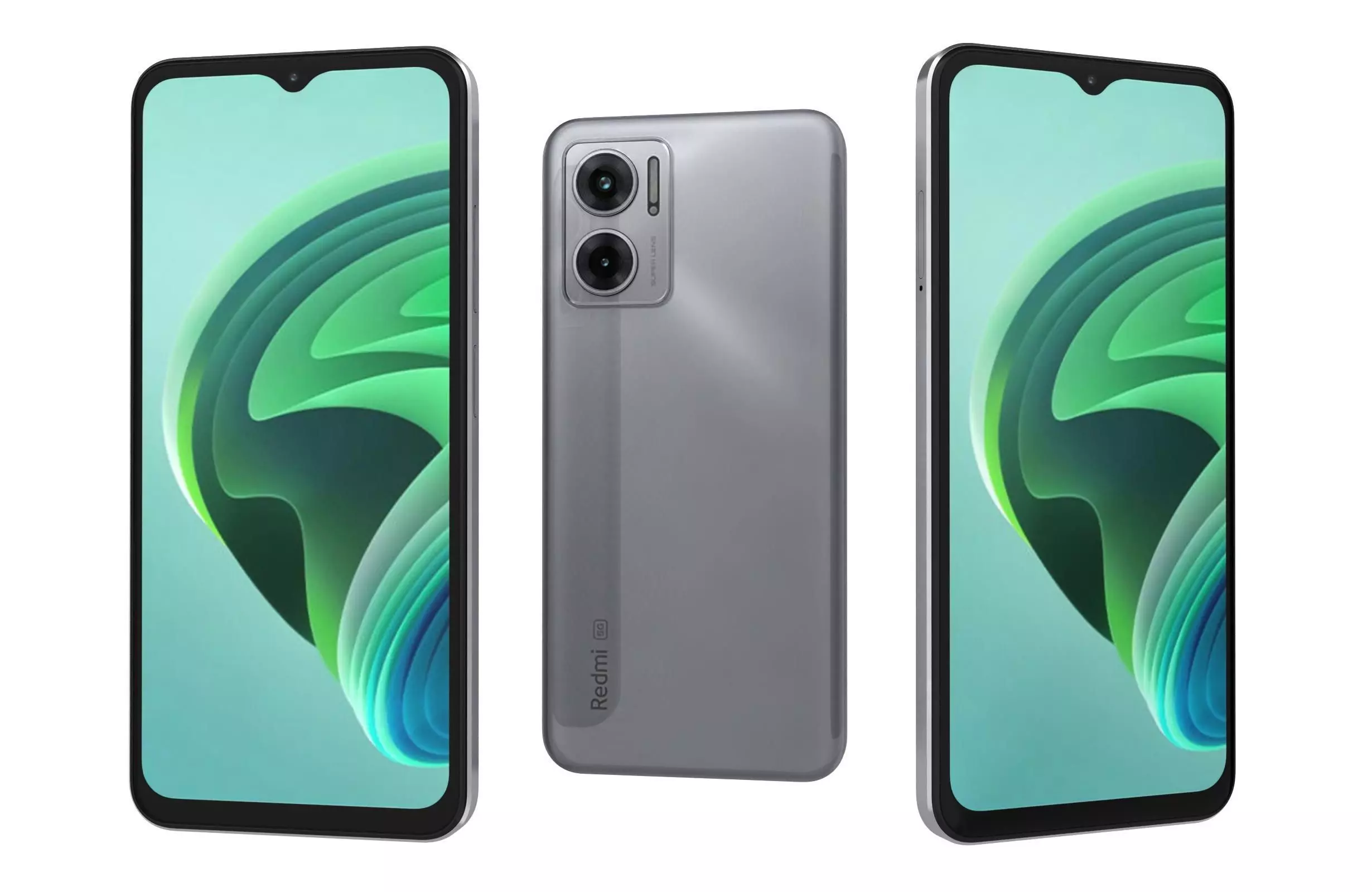 Xiaomi Redmi 10 5G White 3D model_0