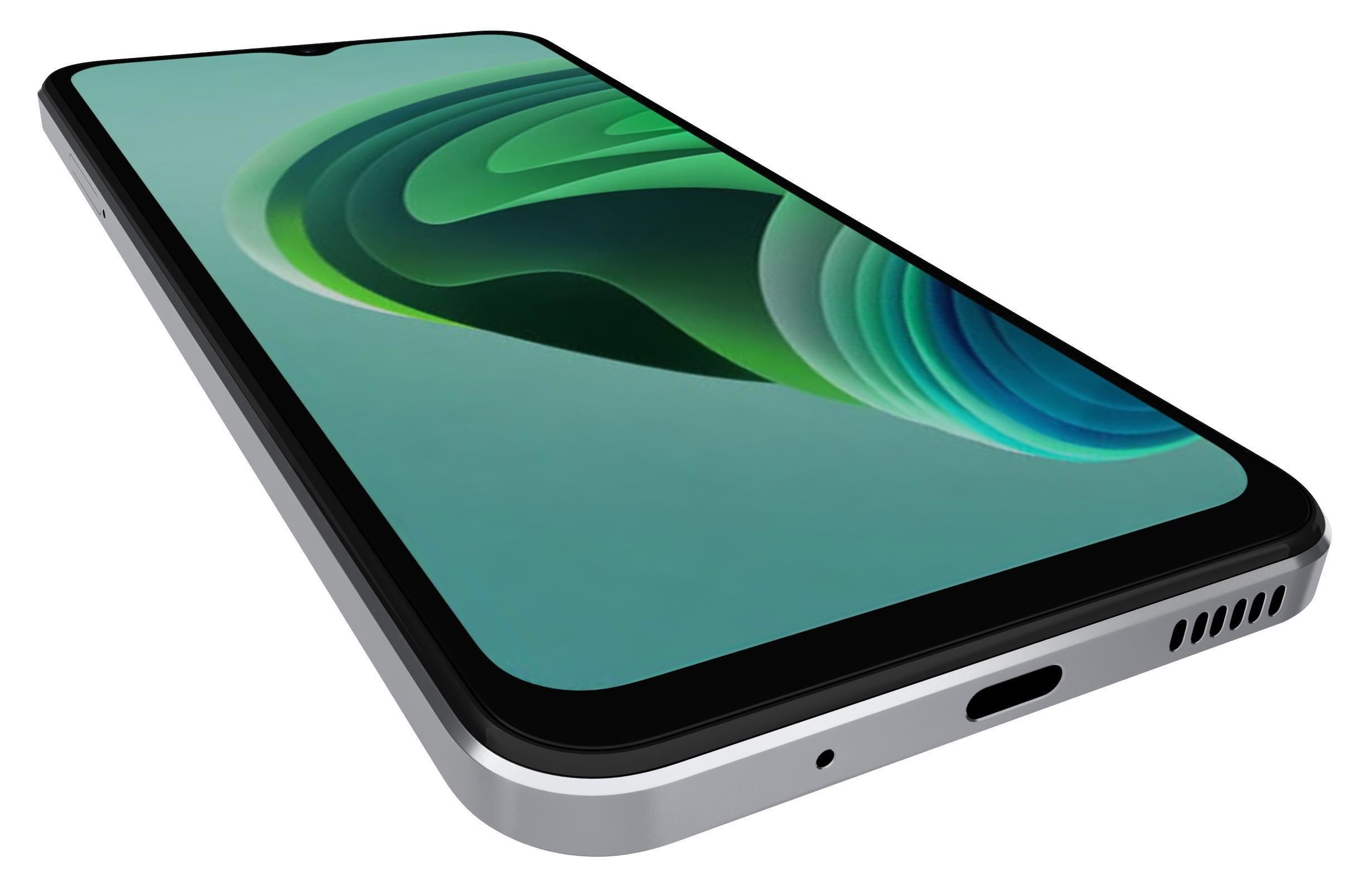 Xiaomi Redmi 10 5G White 3D model_15