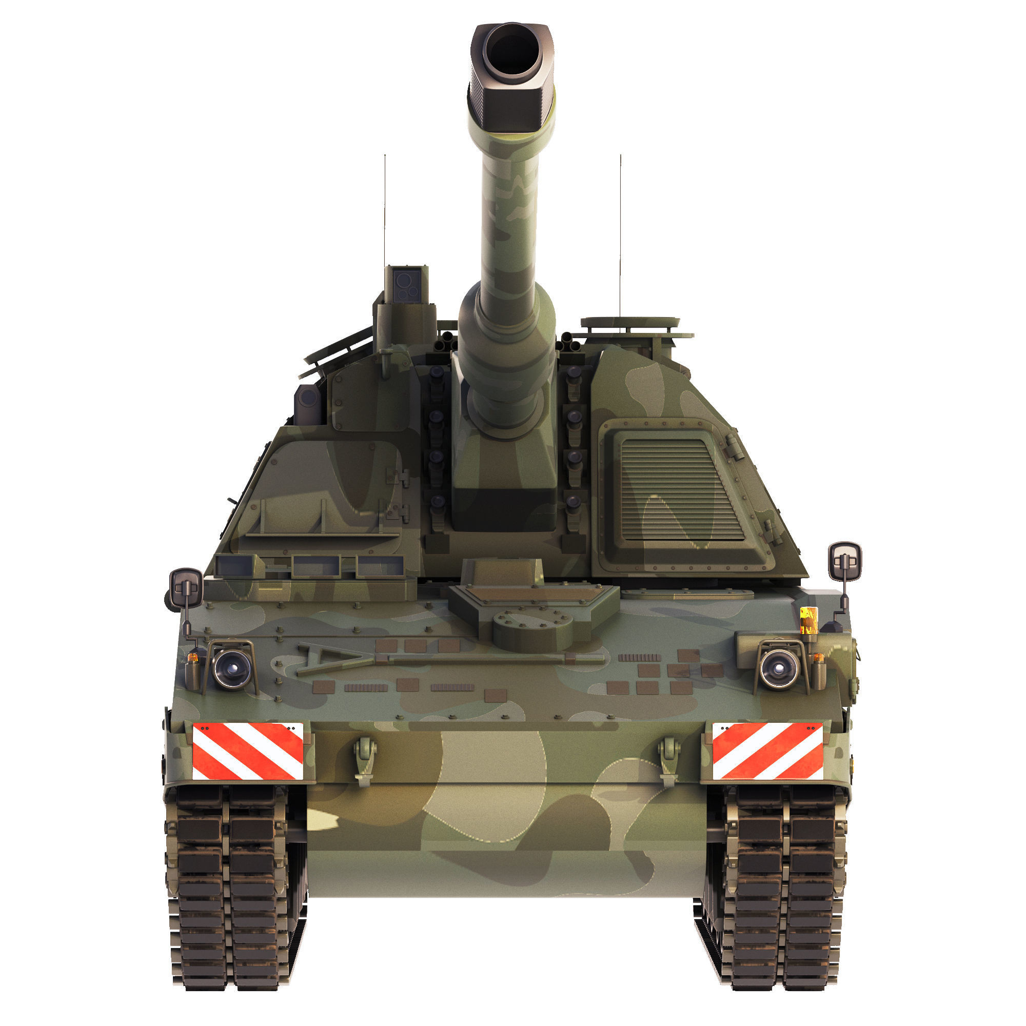 SPH Panzerhaubitze 2000 2004 3D model_10