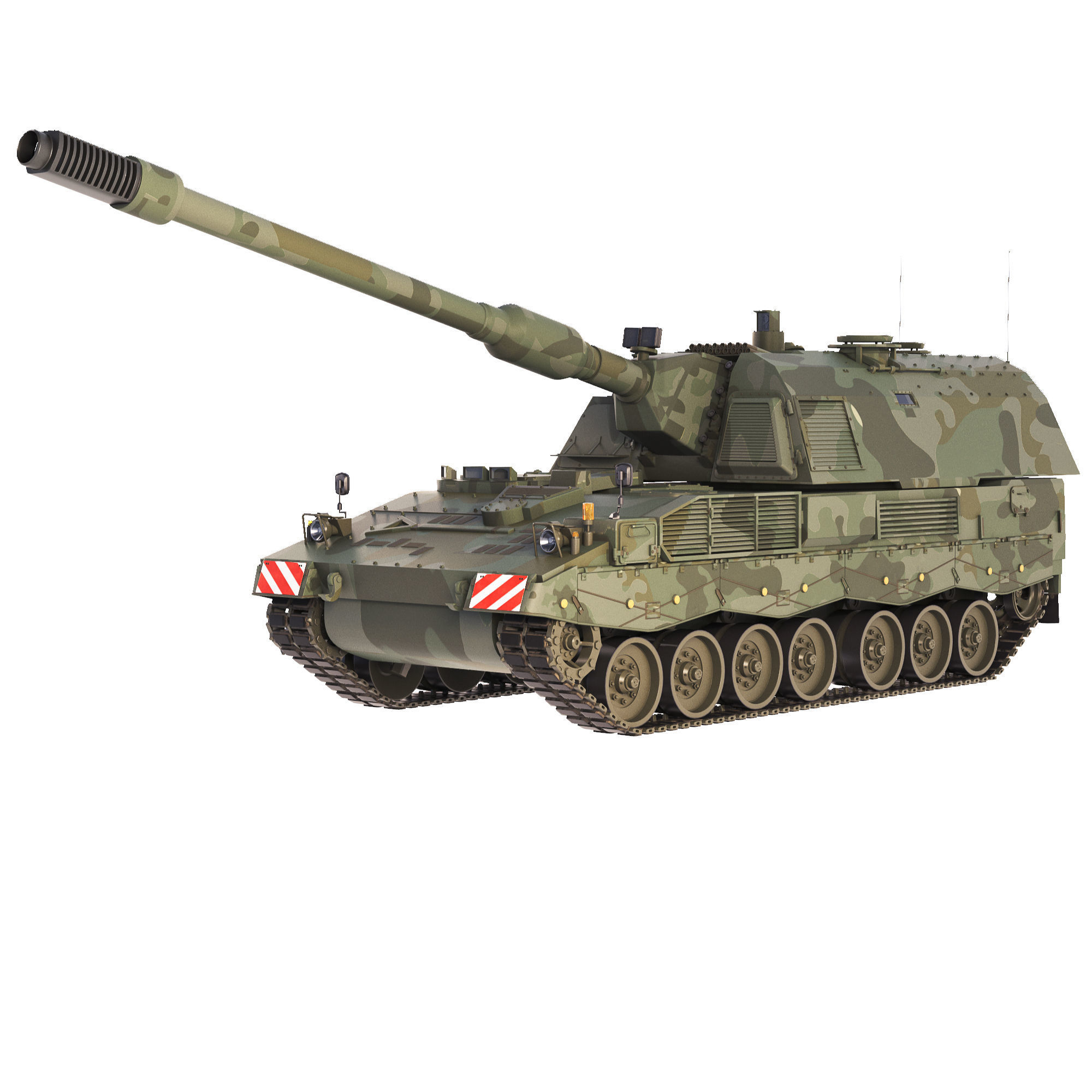 SPH Panzerhaubitze 2000 2004 3D model_2