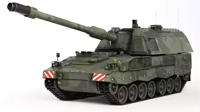 SPH Panzerhaubitze 2000 2004 3D model