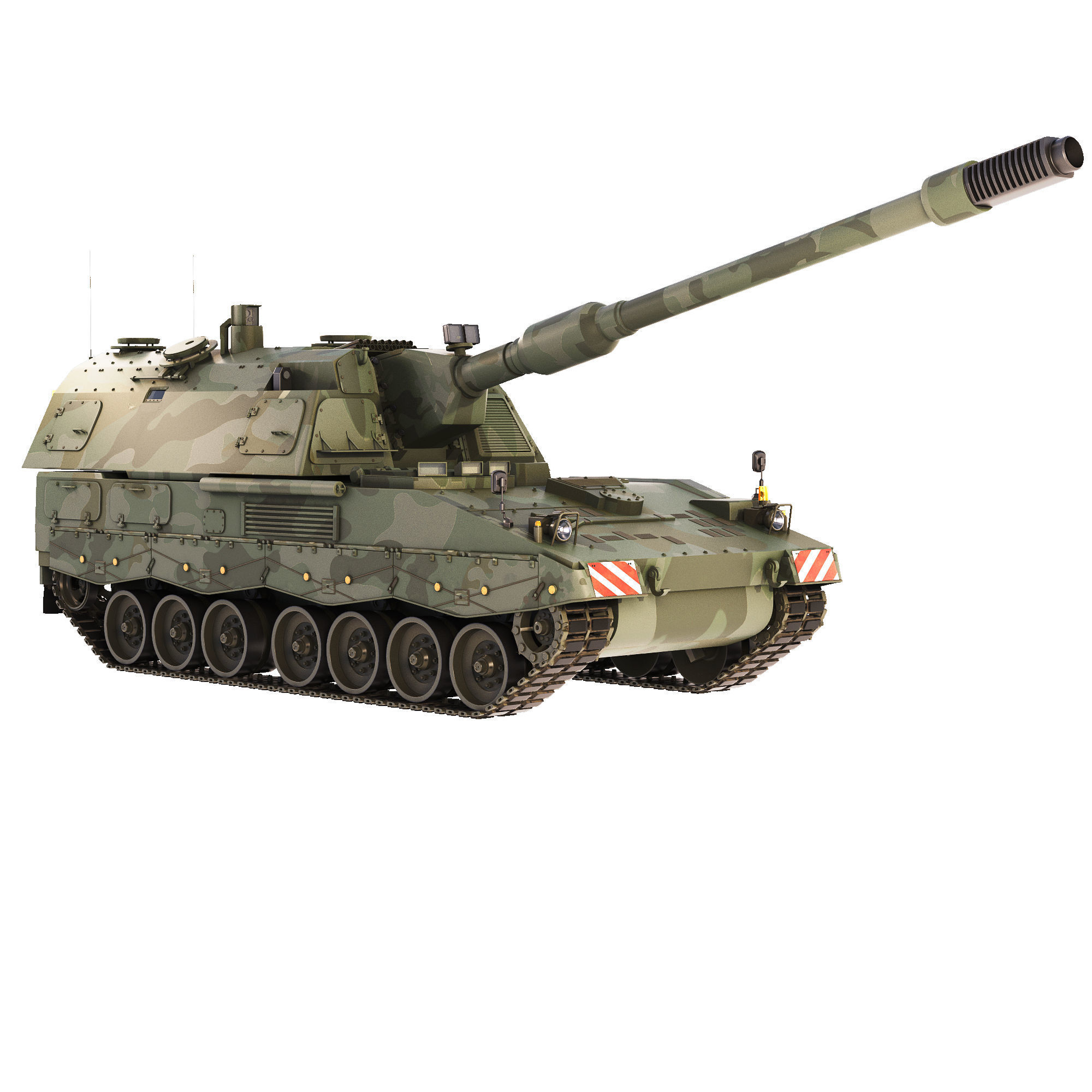 SPH Panzerhaubitze 2000 2004 3D model_9