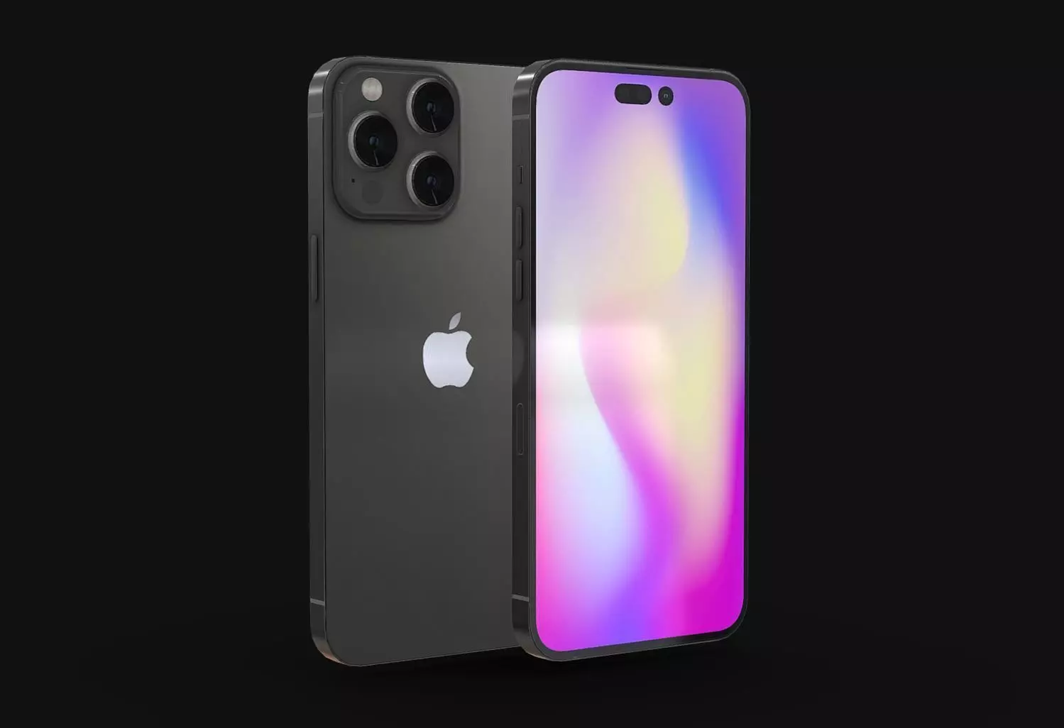 Apple iPhone 14 Pro  Low-poly 3D model_0