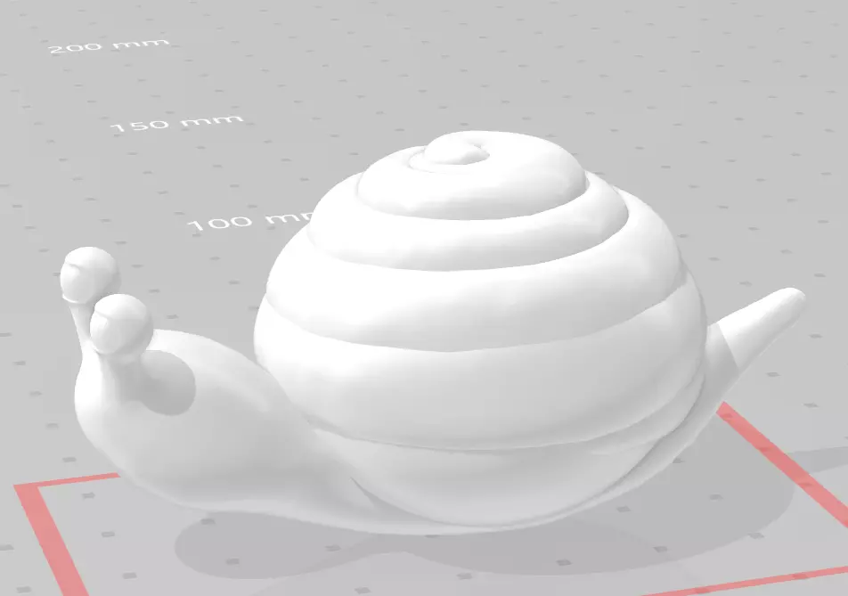 Snail 3D print model_0
