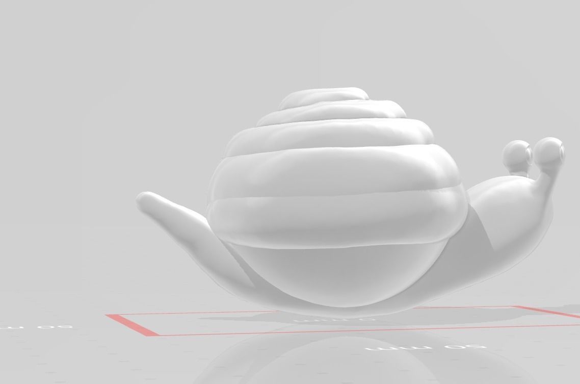 Snail 3D print model_2